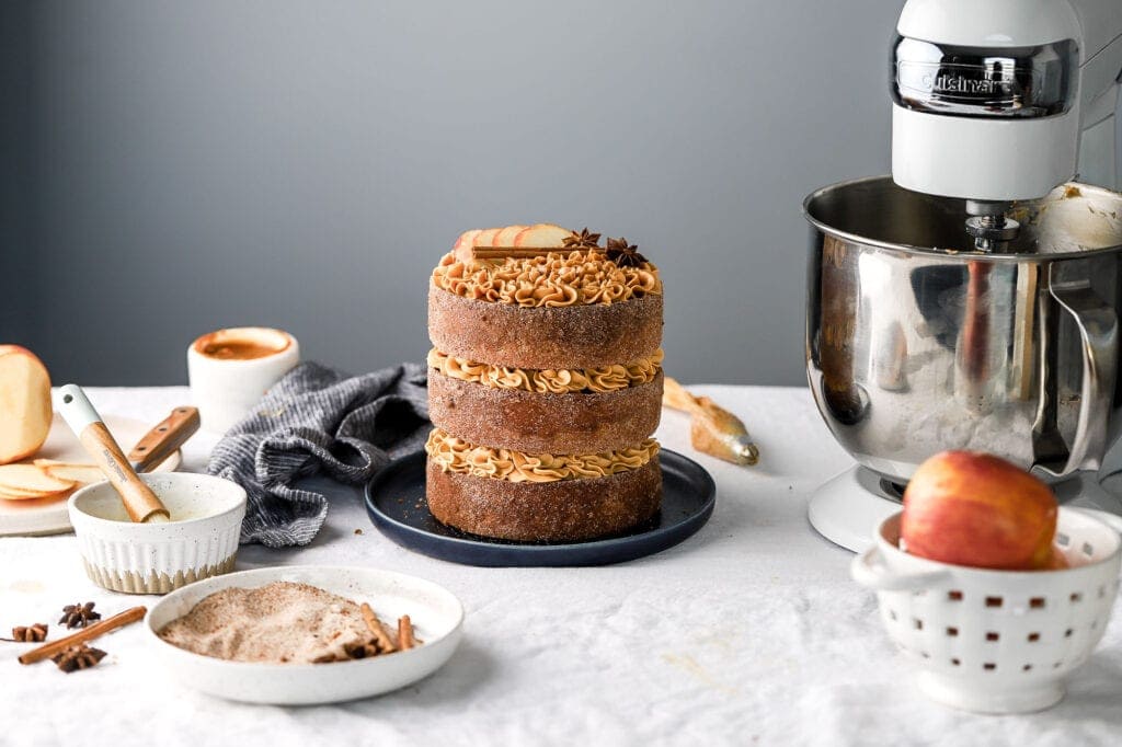 Apple Cider Donut Cake