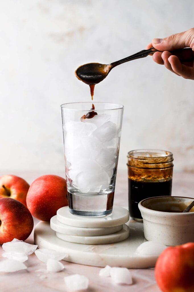 add the apple crisp syrup
