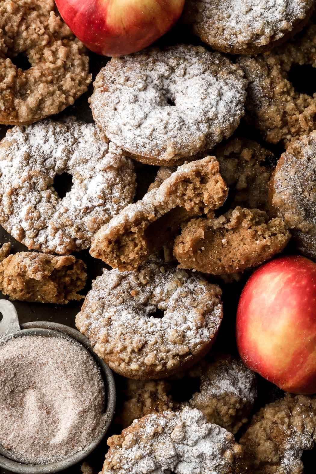 apple crumb donuts