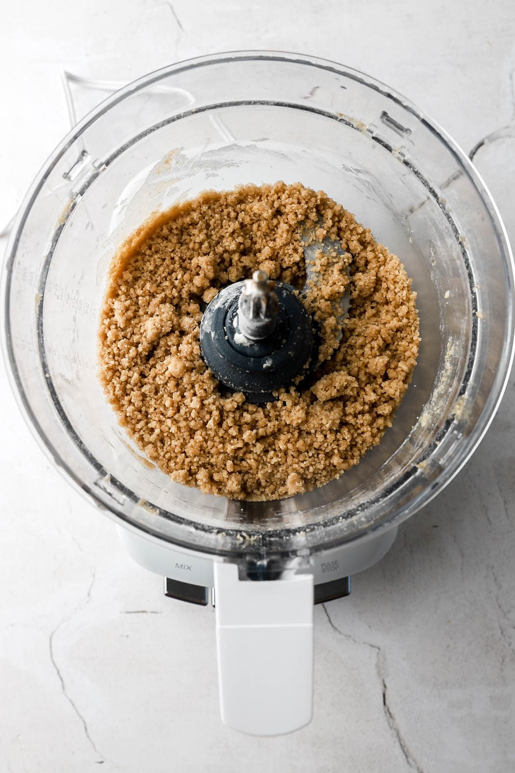make the streusel in the food processor