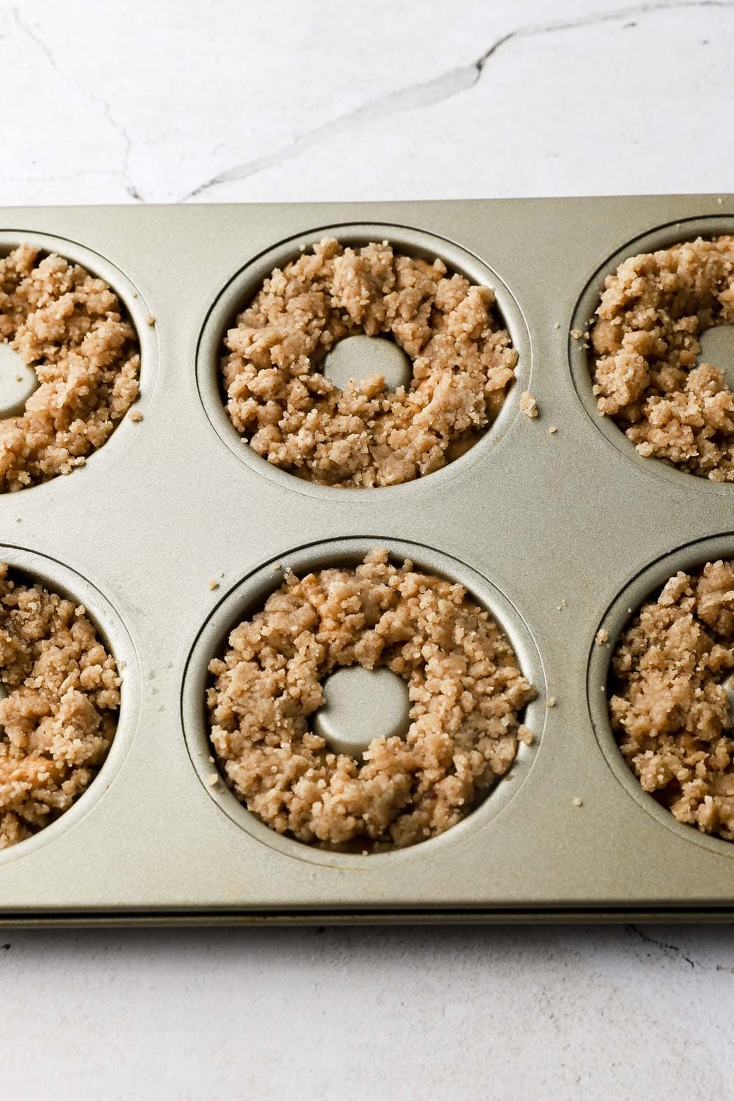 top with streusel
