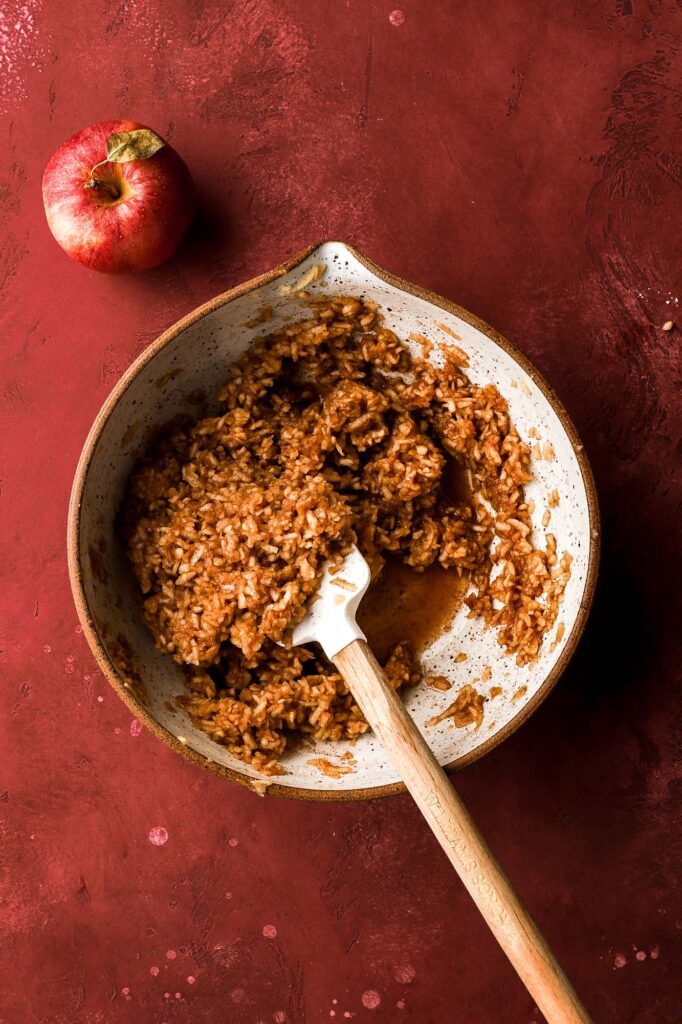 let it rest, the sugar will release the water from the apples