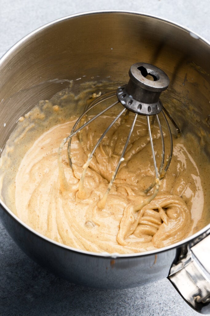 finished cupcake batter