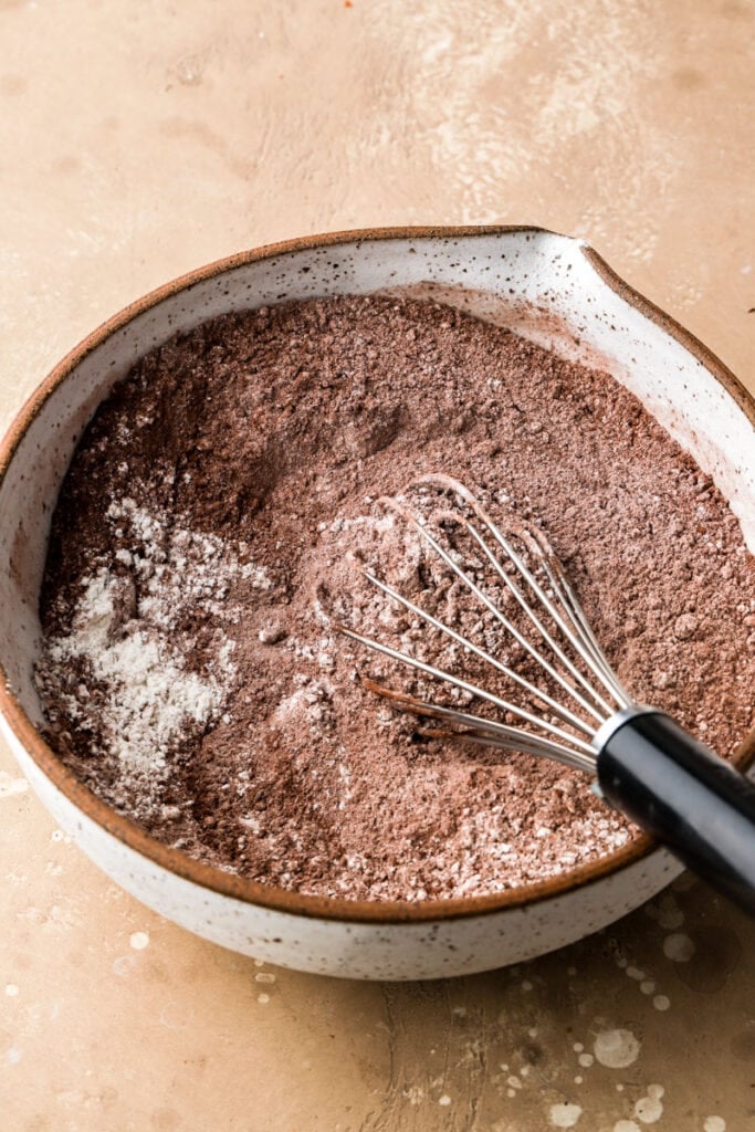 whisked dry ingredients