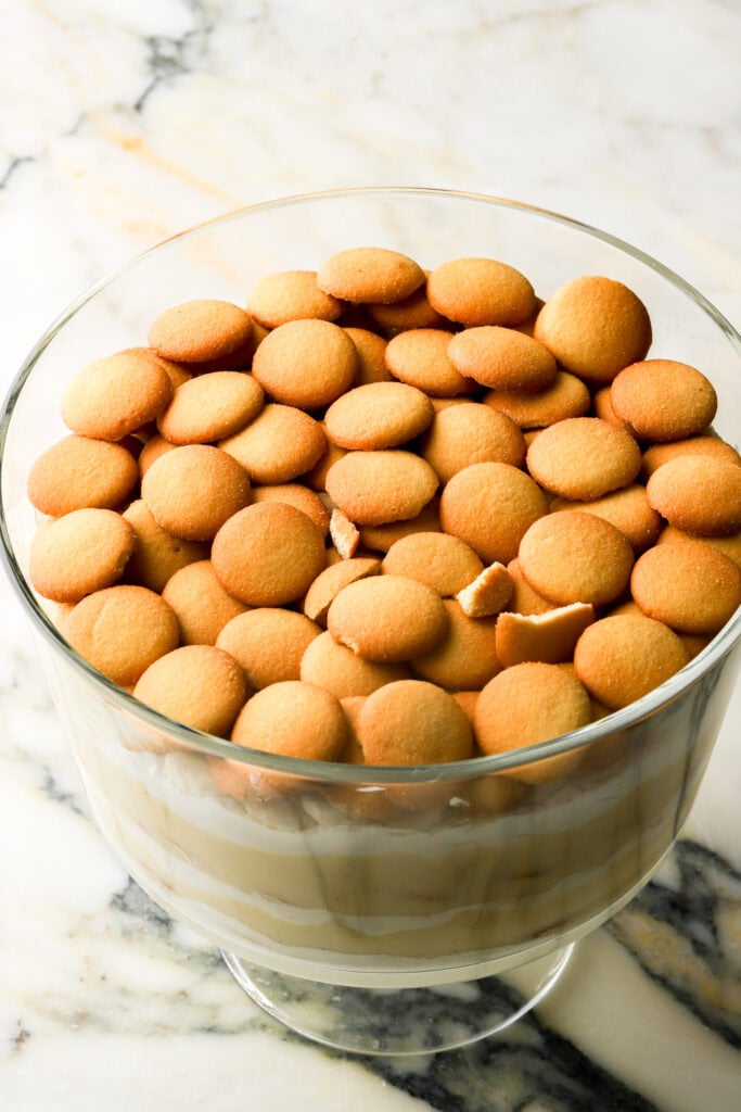 top layer of vanilla wafers
