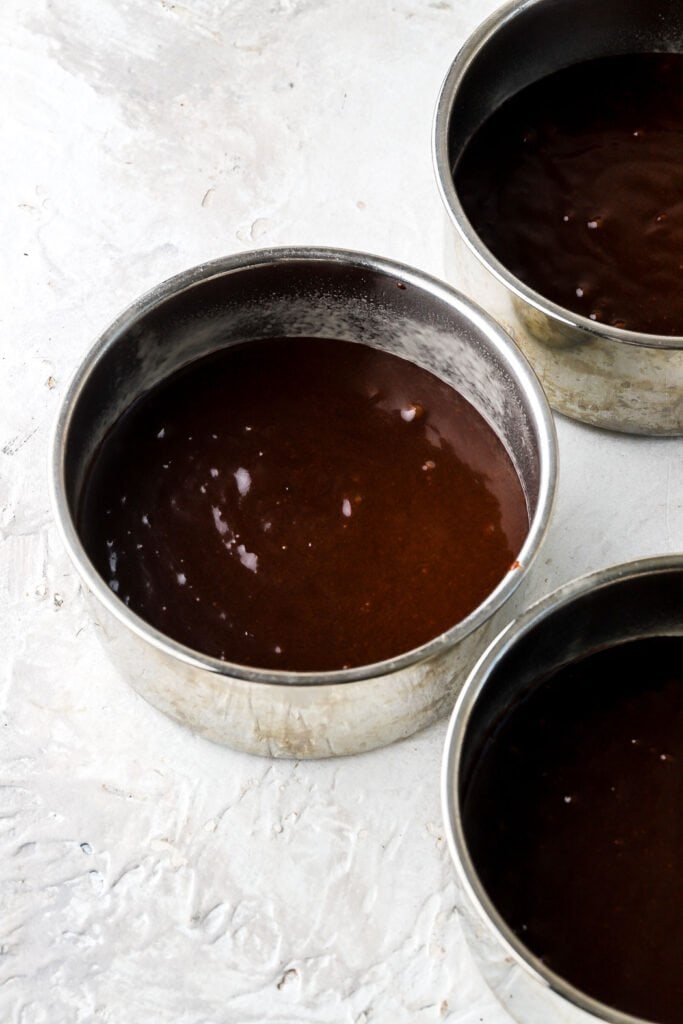 chocolate cake batter