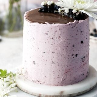 blueberry chocolate cake