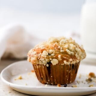 Bakery-style blueberry muffins