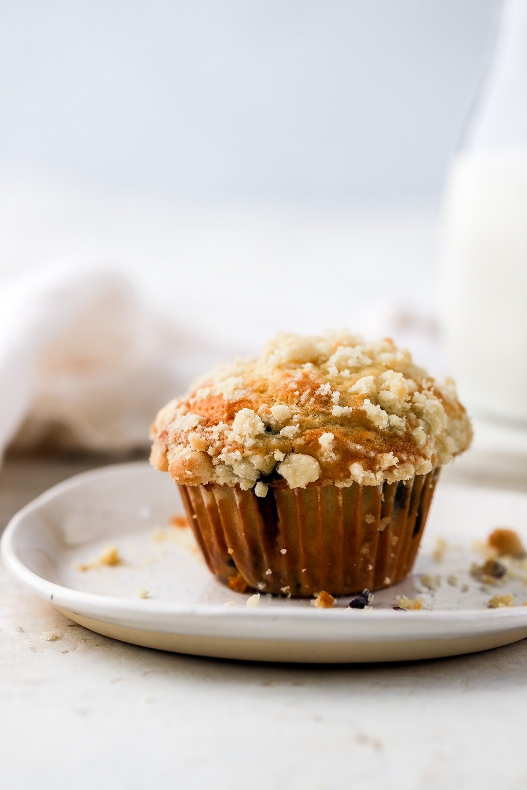 Bakery-style blueberry muffins