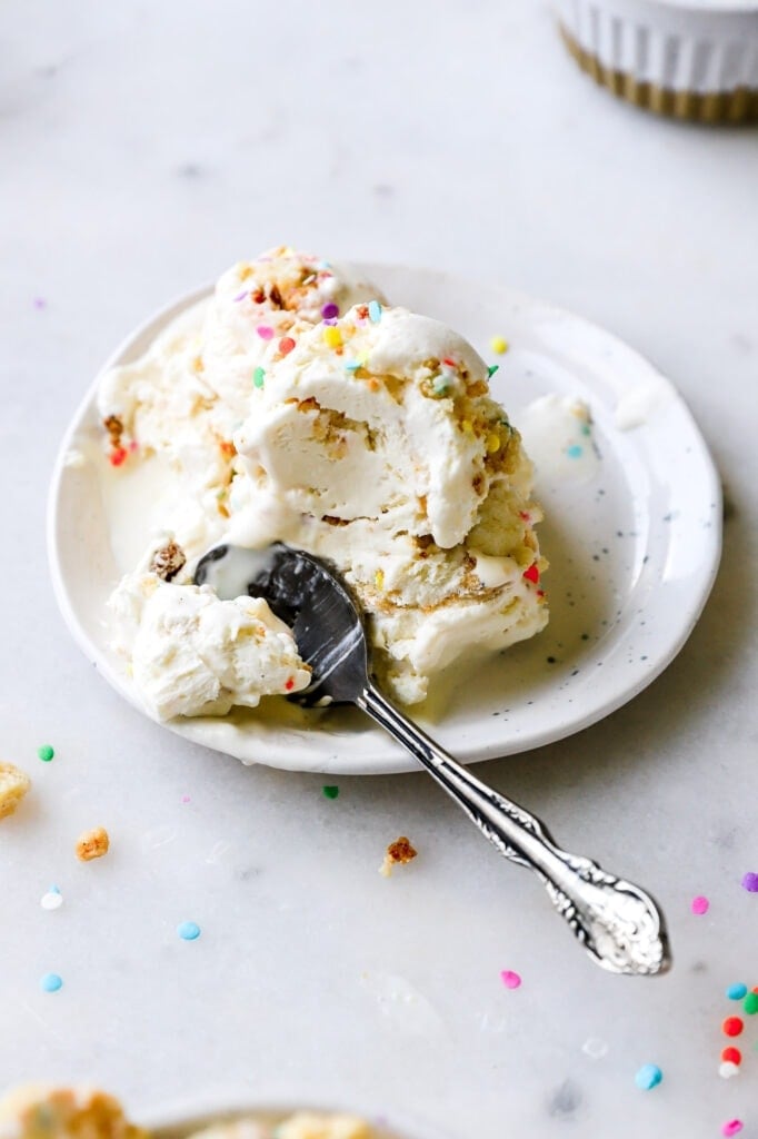 Brown Butter Birthday Cake Ice Cream