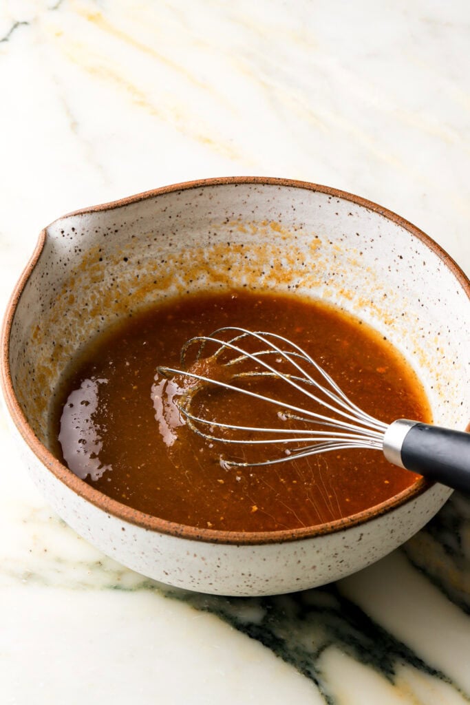 Brown Butter mixed with the brown sugar