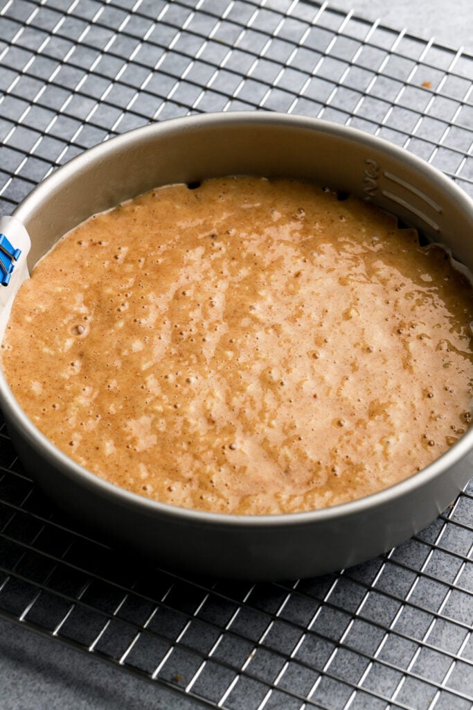 batter in 8 inch pan