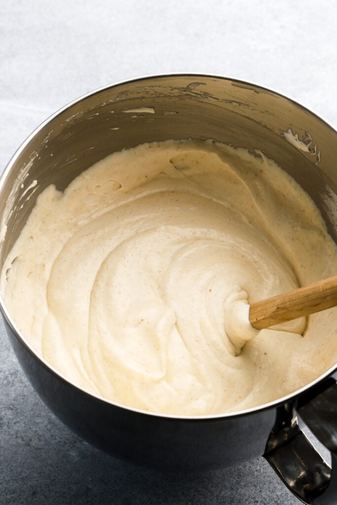 thickened mixed heavy cream 