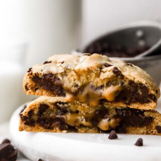 caramel chocolate chip cookies