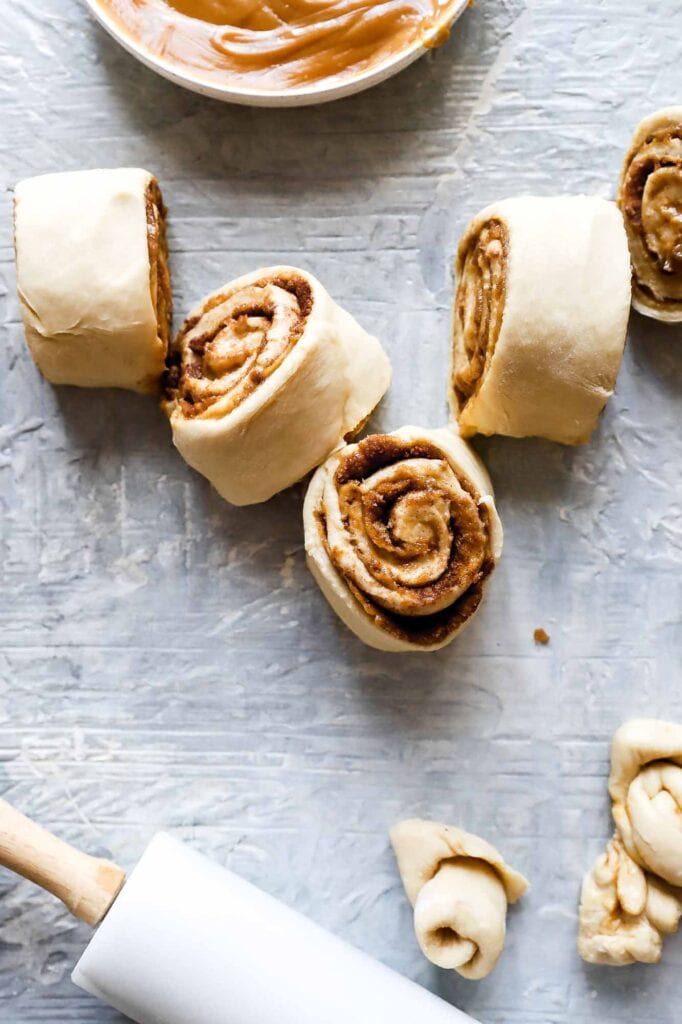 roll & slice into 12 rolls
