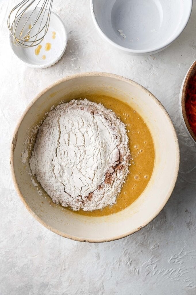 fold in dry ingredients
