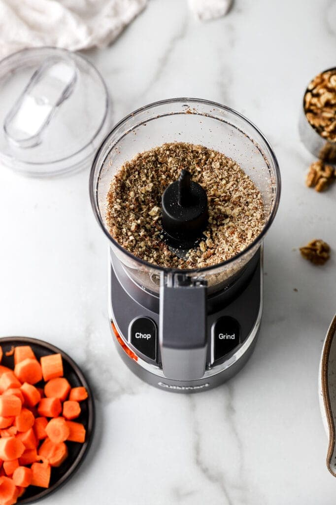 pecans chopped in Cuisinart Mini Chopper