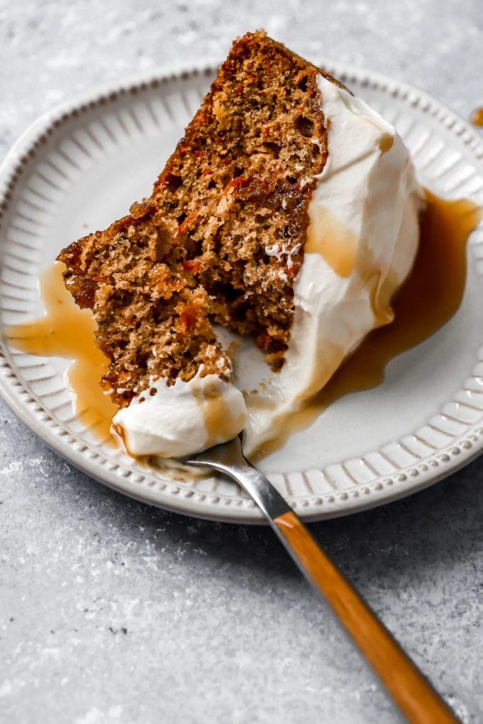 bite shot carrot sheet cake