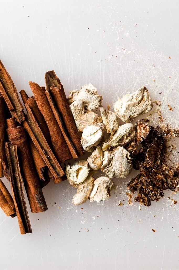 chopped spices