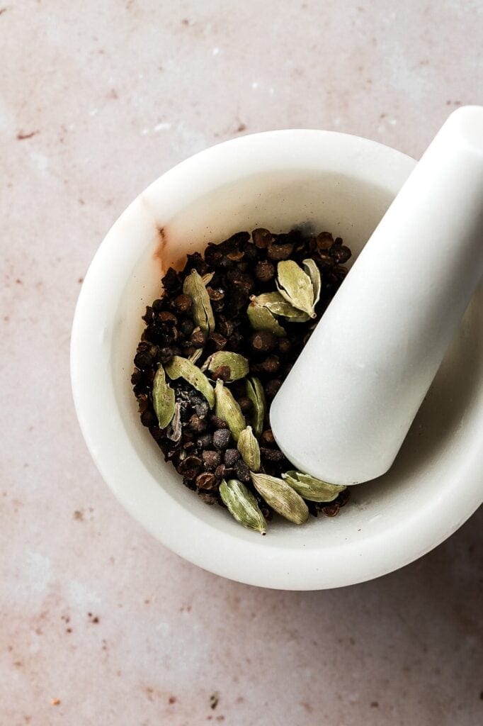 crushed spices