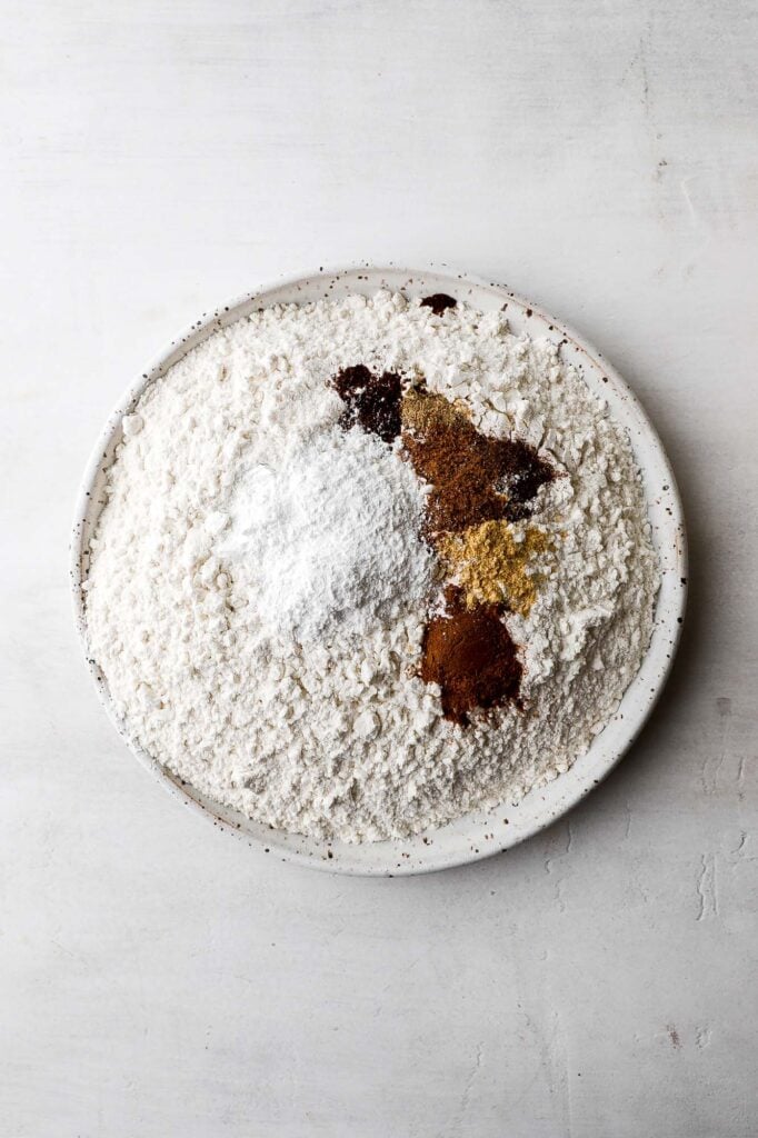 flour with spices