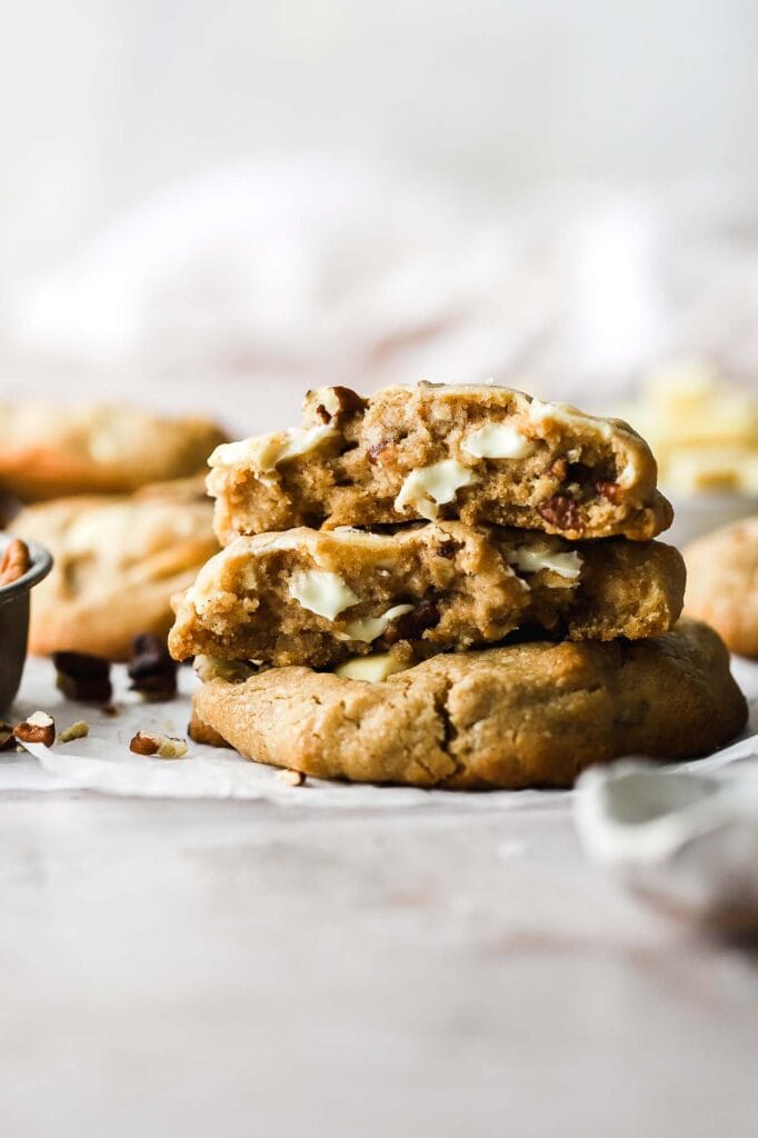 4 oz cookies, baked with gooey center