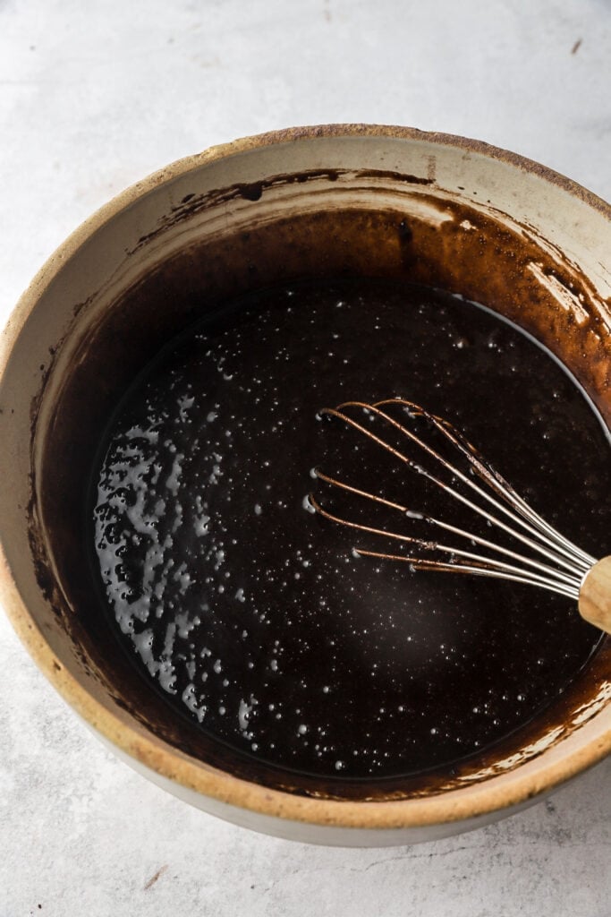 chocolate cake batter