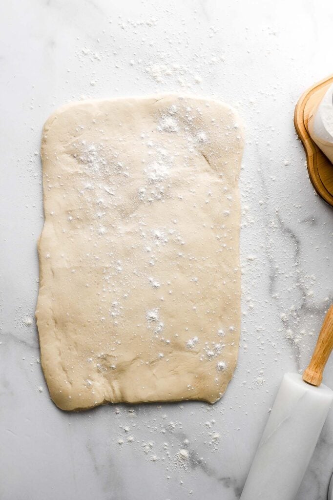 roll dough out to desired size