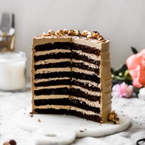 8-layer chocolate coffee cake