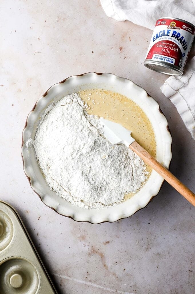 fold in the dry ingredients