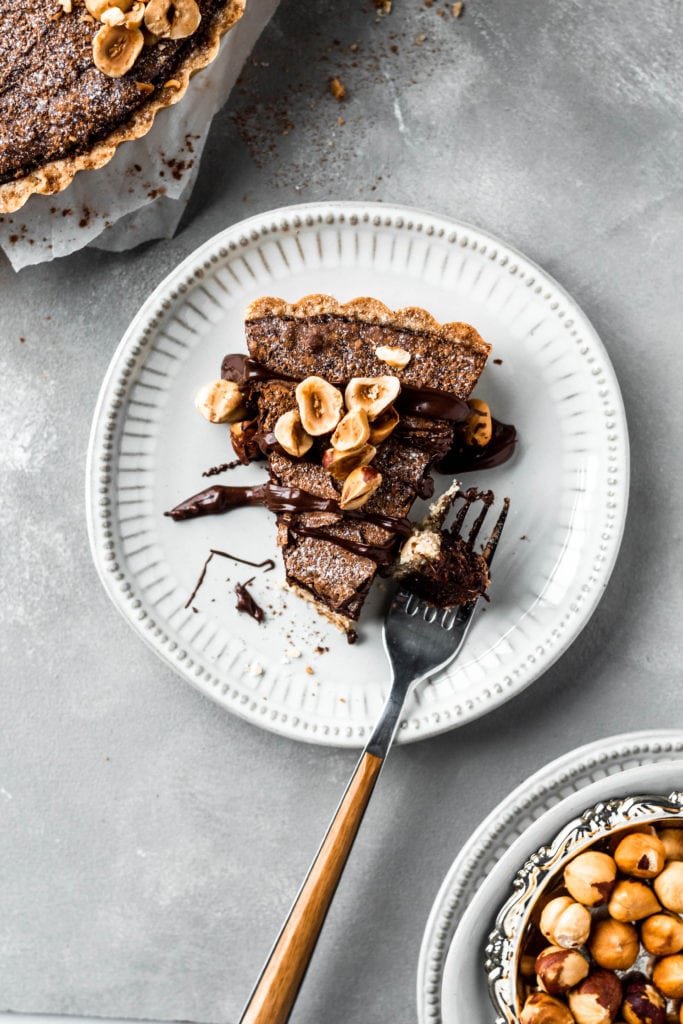 tart slice with toppings