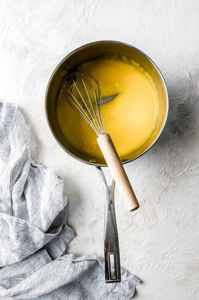 mixture thickens to hold steak for a few seconds