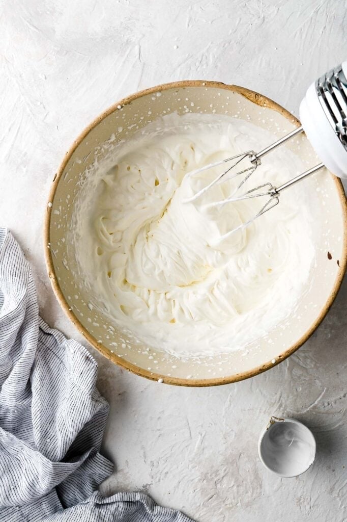 beat just until stiff peaks form