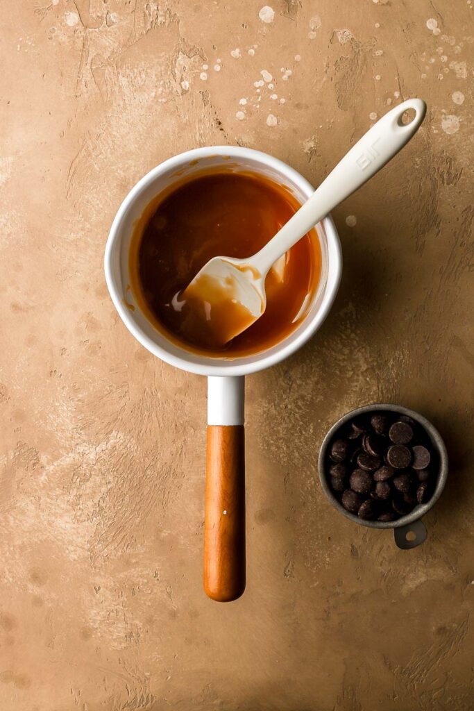 heat the salted caramel