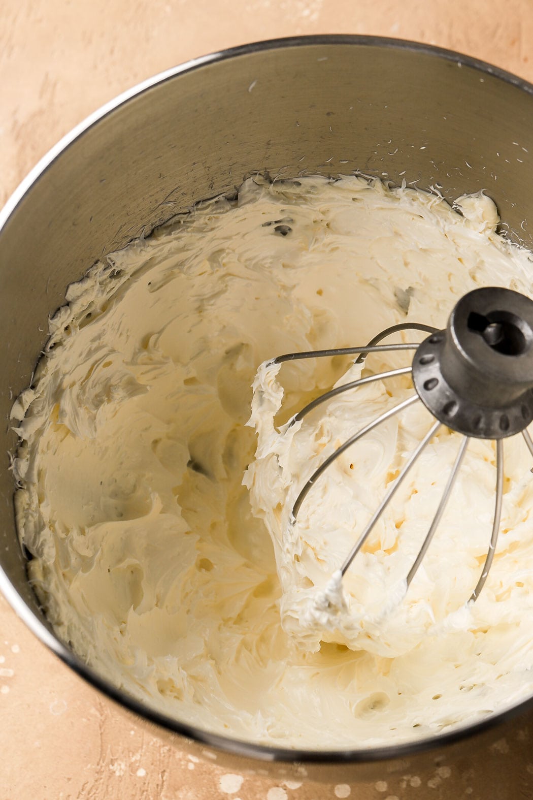whip the butter