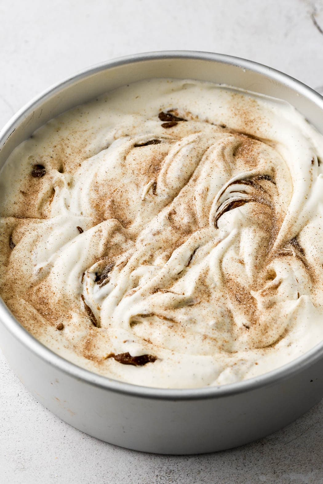 sprinkle cinnamon sugar on top