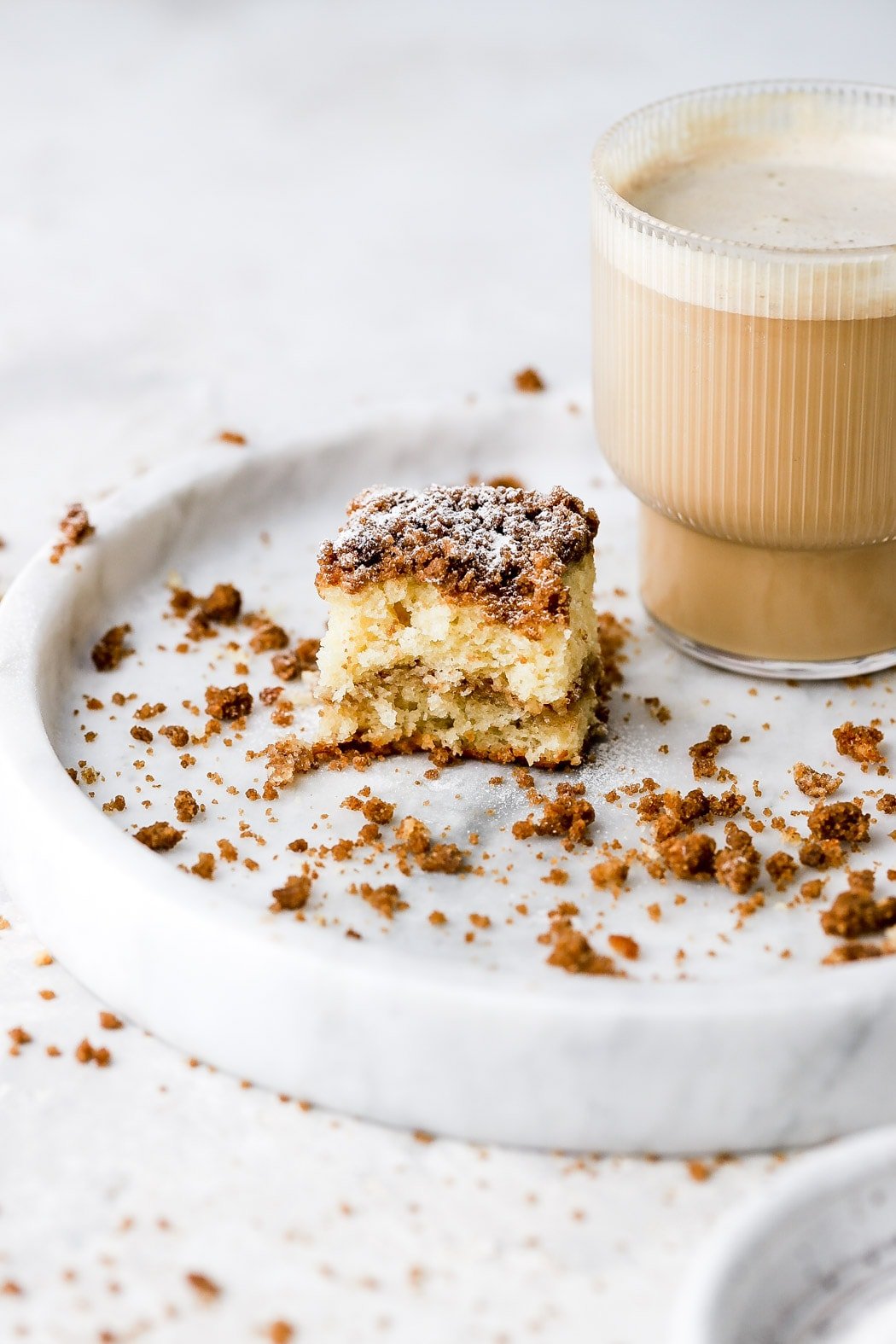 coffee cake with brown sugar streusel