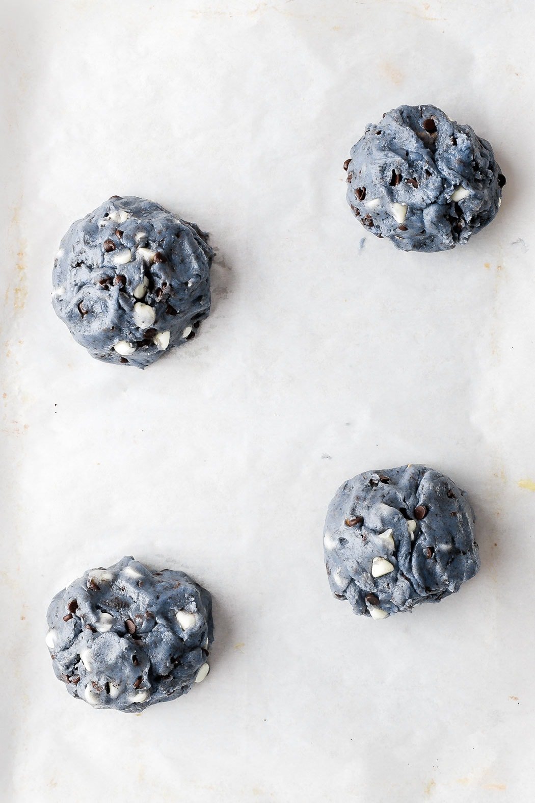 wrap the dough over the cookies