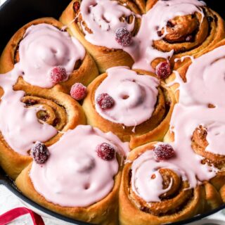 cranberry orange cinnamon rolls