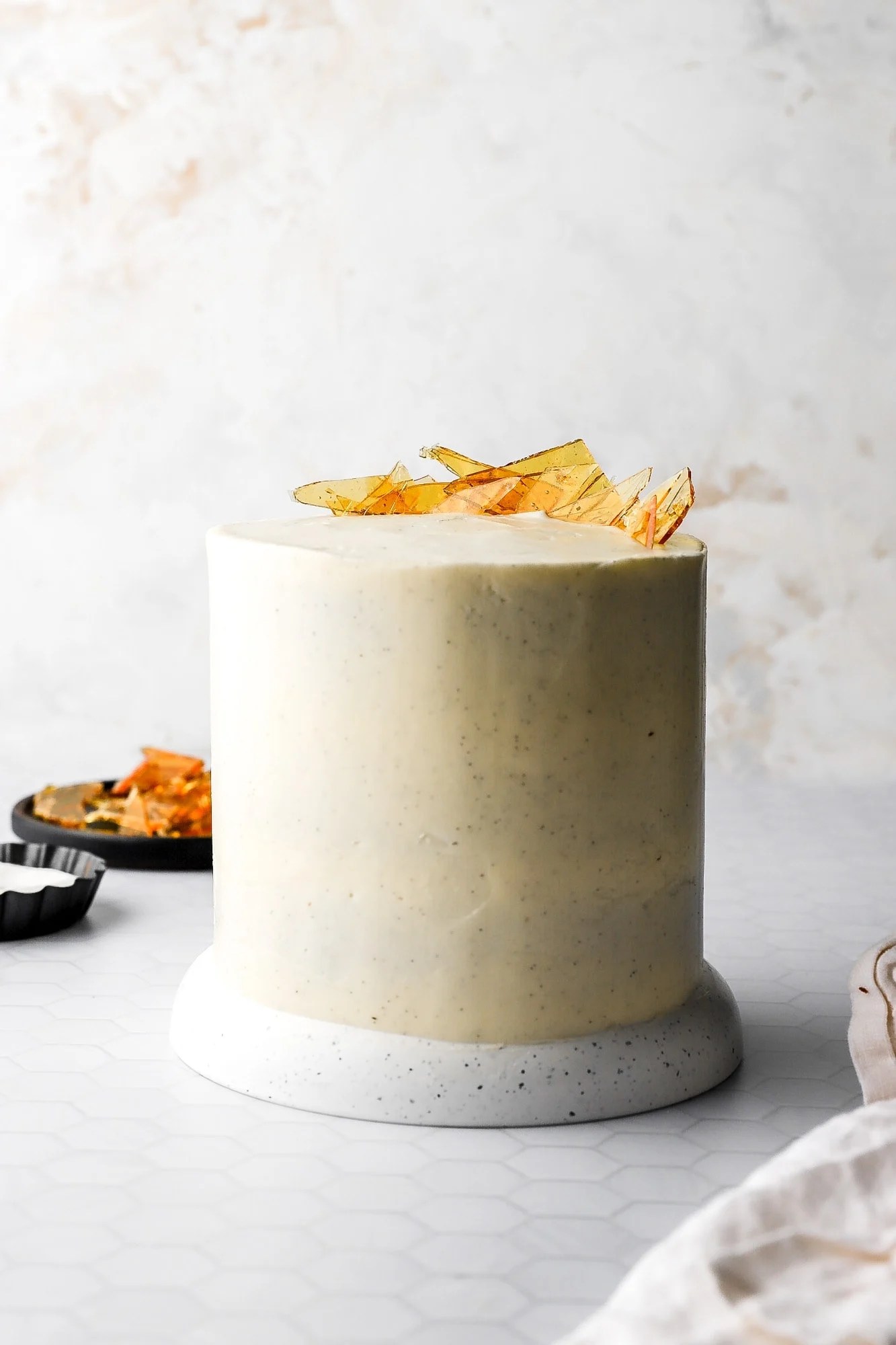 creme brulee cake