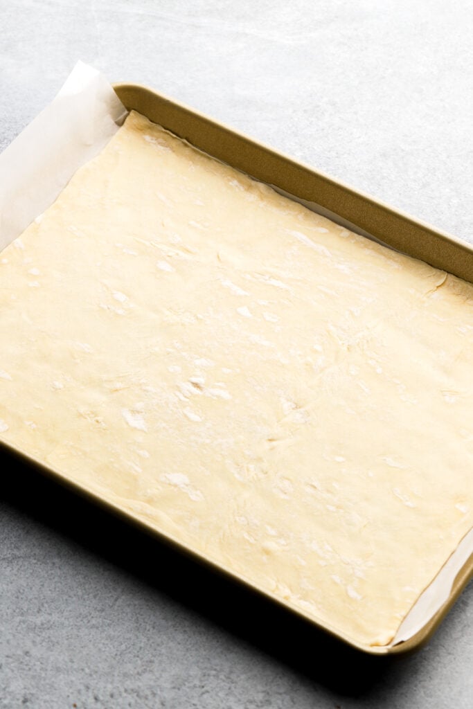 raw puff pastry