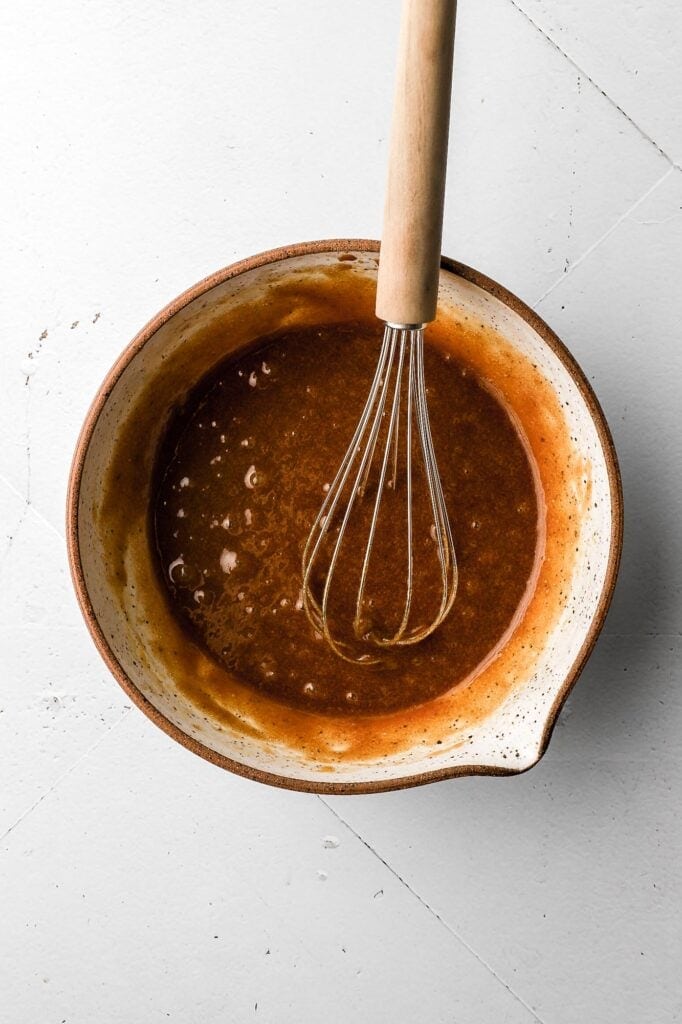 whisk until the batter is fully combined and smooth