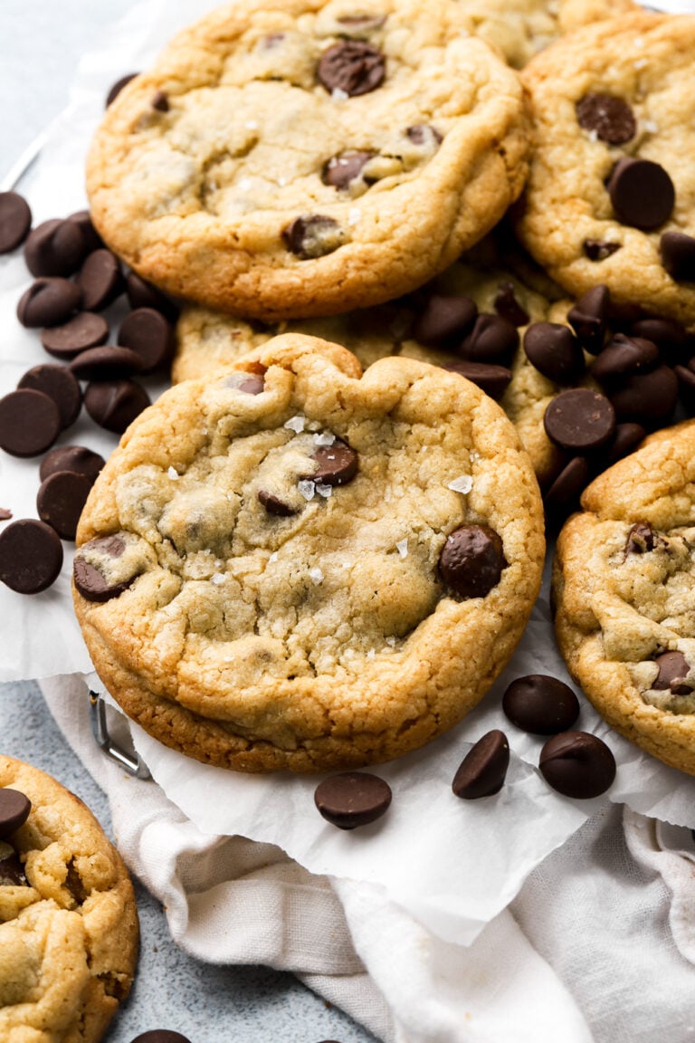 chocolate chip egg yolk cookies