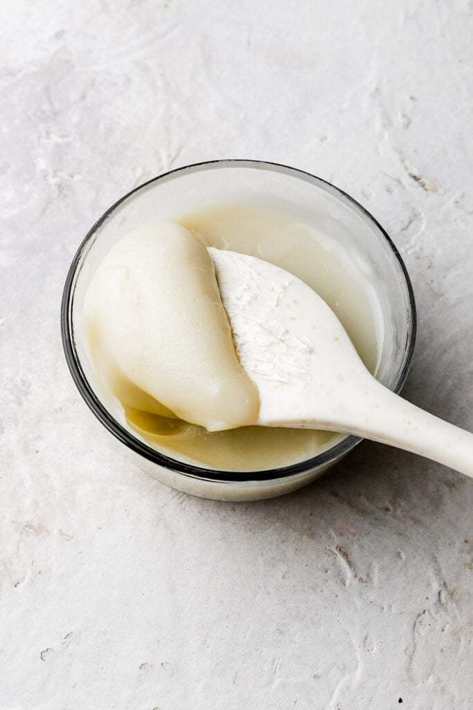 finish custard for frosting