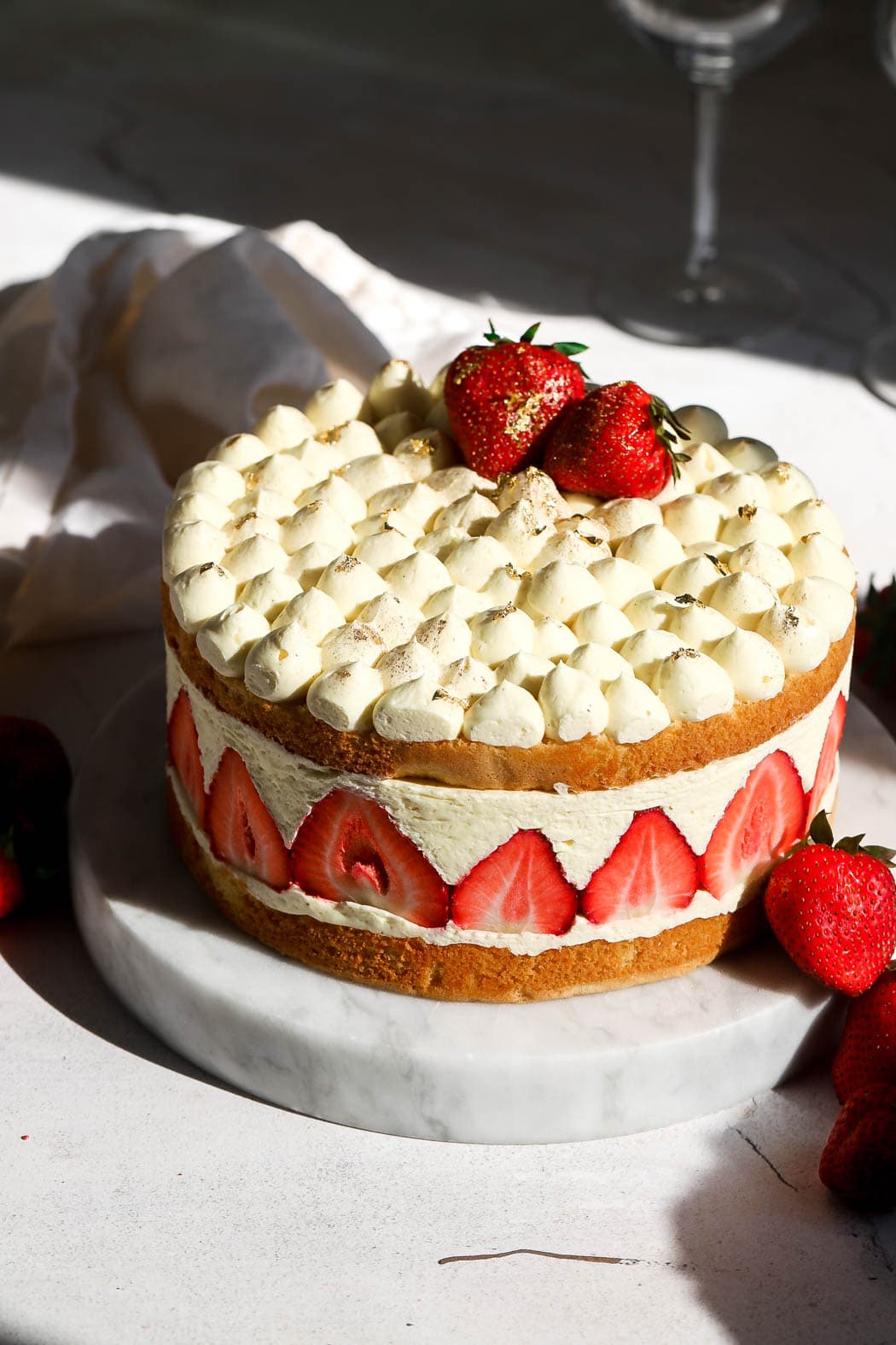 fraisier cake