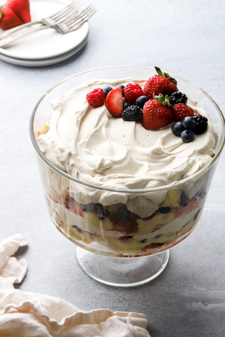 fresh fruit trifle