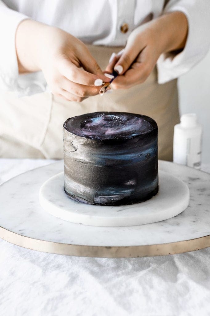 galaxy cake