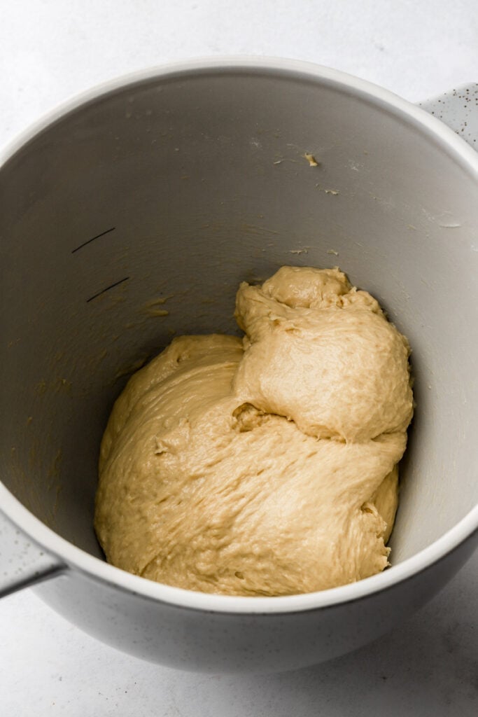 dough in a bowl