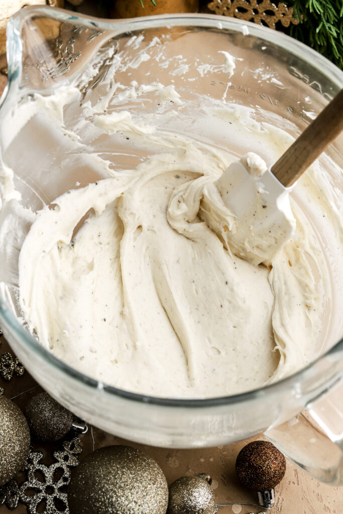 cream cheese frosting with toasted marshmallows