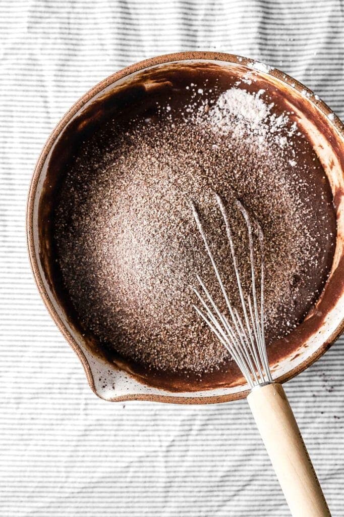 sift dry ingredients